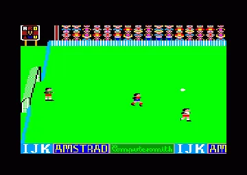 Amsoccer (UK) (1986) screen shot game playing